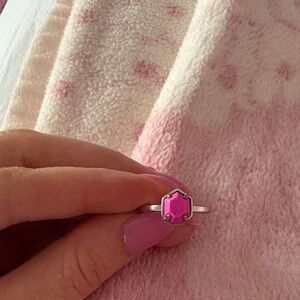 Kendra Scott Pink Silver Ring